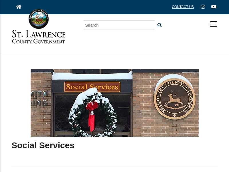 Saint Lawrence Social Services Department