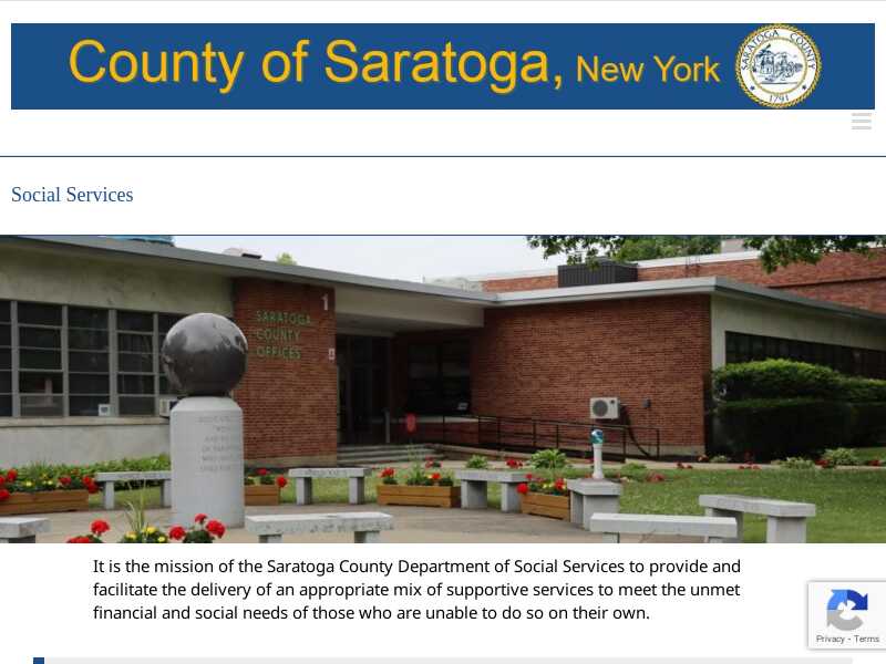 Saratoga Social Services Department